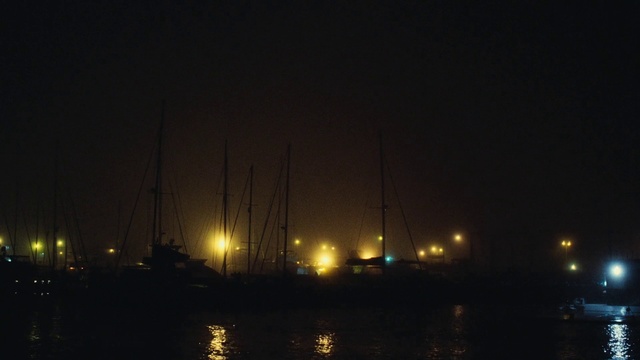 Video Reference: Sky, Water, Watercraft, Electricity, Mast, Dusk, Midnight, Gas, Heat, Horizon