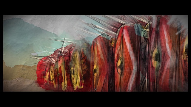 Video Reference: Art paint, Paint, Rectangle, Art, Font, Tints and shades, Geological phenomenon, Painting, Wood, Pattern