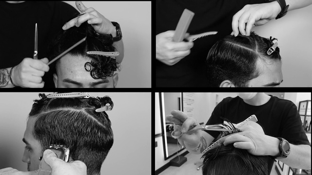 Video Reference: Hand, Hairstyle, Eyebrow, Photograph, White, Mouth, Black, Human, Ear, Eyelash