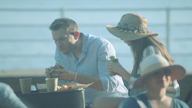 Video Reference: Hat, Sun hat, Fedora, Musician, Cap, Headgear, Event, Baseball cap, Cowboy hat, Sunglasses