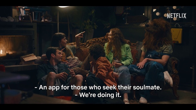 Video Reference: Entertainment, Font, Event, Fun, Darkness, Chair, Conversation, Photo caption, Midnight, Performance