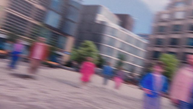 Video Reference: urban, people, street, buildings, outdoor, motion blur, crowd, city, architecture, tilted, daylight, public space