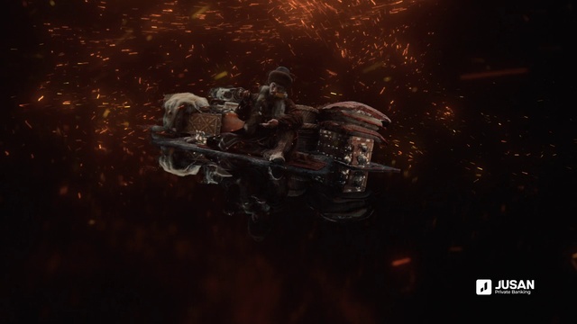 Video Reference: Font, Art, Cg artwork, Wheel, Space, Midnight, Astronomical object, Recreation, Event, Darkness