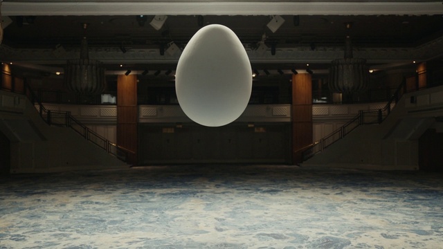 Video Reference: Art, Astronomical object, Flooring, Gas, Tints and shades, Space, Building, Circle, Ceiling, Composite material