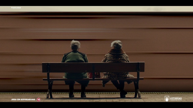 Video Reference: Rectangle, Bench, Tints and shades, Wood, Font, Outdoor furniture, Symmetry, Sitting, Leisure, Road