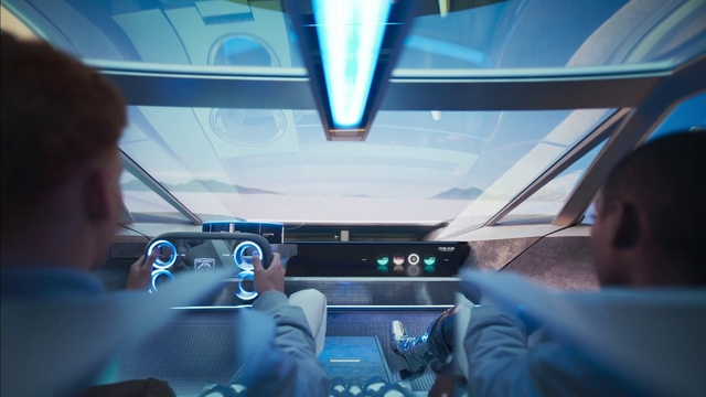 Video Reference: Blue, Vehicle, Mode of transport, Gesture, Motor vehicle, Automotive design, Car, Air travel, Fun, Leisure