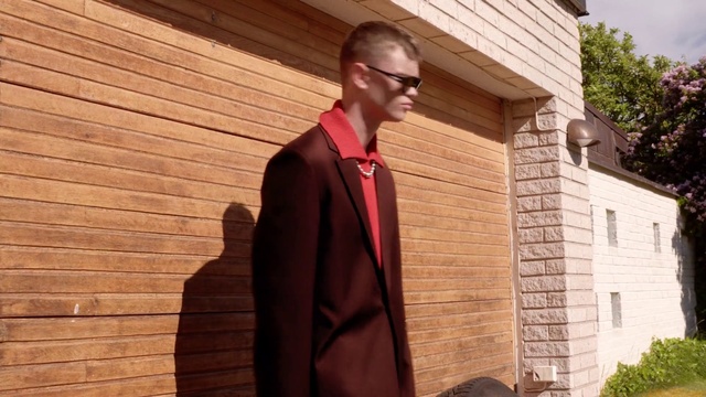 Video Reference: Glasses, Plant, Outerwear, Leaf, Dress shirt, Window, Wood, Tree, Eyewear, House