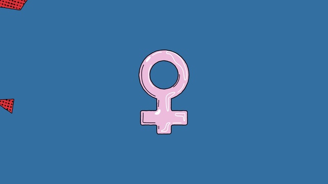 Video Reference: Font, Cross, Electric blue, Symbol, Circle, Magenta, Symmetry, Sky, Logo, Graphics