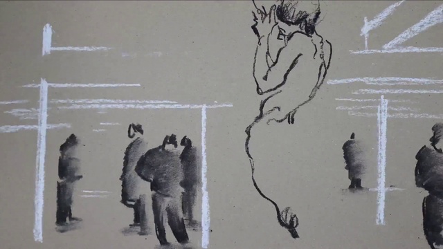 Video Reference: Organism, Gesture, Font, Wall, Art, Paint, Illustration, Drawing, Visual arts, Design