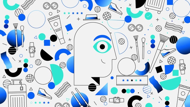 Video Reference: Facial expression, White, Blue, Product, Azure, Organism, Art, Font, Line, Circle