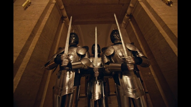 Video Reference: Wood, Tints and shades, Symmetry, Art, Space, Event, Facade, Kitchen utensil, Metal, Darkness