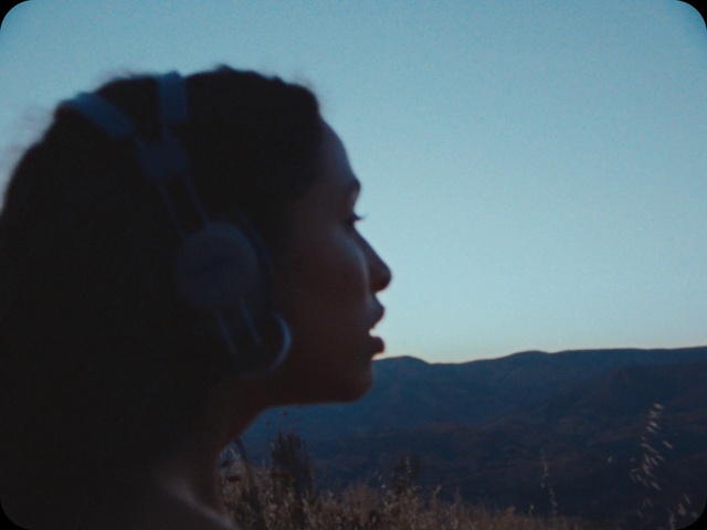 Video Reference: Sky, Black, Flash photography, Plant, Happy, Atmospheric phenomenon, Eyewear, Tints and shades, Landscape, Grass