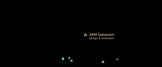 Video Reference: title card, black background, text, logo, design, animation, geometric shapes, minimal, branding, intro, credits, motion graphics