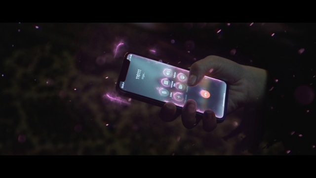 Video Reference: Atmosphere, Purple, Automotive lighting, Violet, Pink, Font, Magenta, Sky, Space, Electric blue