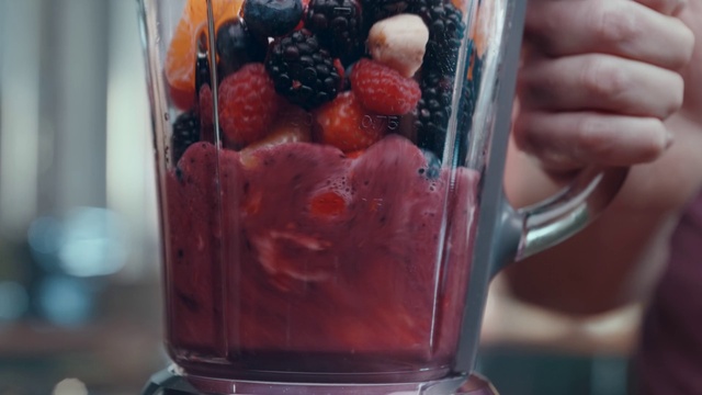 Video Reference: Food, Tableware, Liquid, Fruit, Plant, Boysenberry, Cocktail, Ingredient, Drinkware, Juice