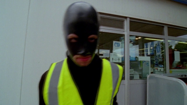 Video Reference: Beard, T-shirt, Personal protective equipment, Eyewear, Mask, Fictional character, Event, Chest, Moustache, Masque