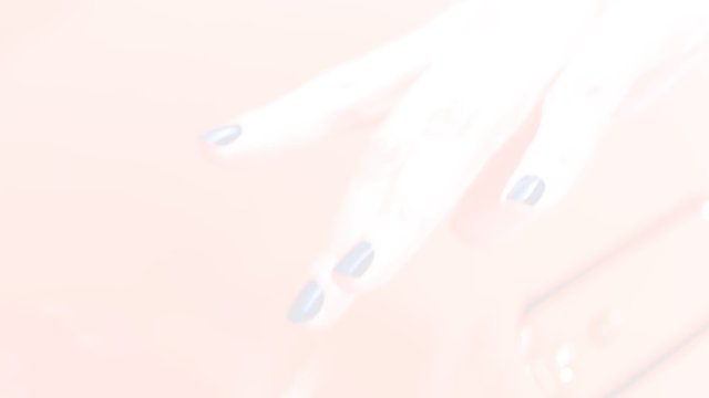 Video Reference: overexposed, close-up, hand, fingernails, manicure, nails, pale background, skin, abstract, soft focus