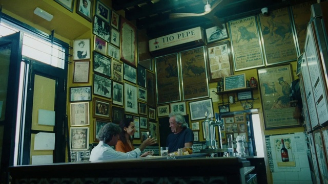 Video Reference: Building, Glass, Street, Desk, Suit, Room, Machine, Chair, T-shirt, City