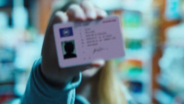 Video Reference: Gesture, Font, Electric blue, Street fashion, Event, Nail, Thumb, Magenta, Publication, T-shirt