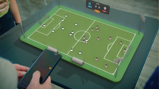 Video Reference: Sports equipment, Soccer, Ball, Football, Player, Net, Indoor games and sports, Grass, Leisure, Competition event