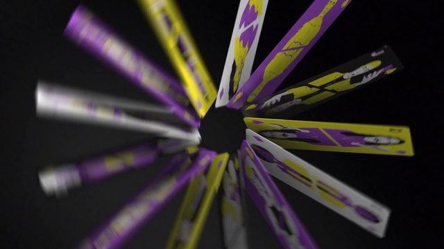 Video Reference: Colorfulness, Purple, Violet, Writing implement, Art, Material property, Automotive wheel system, Magenta, Tints and shades, Electric blue