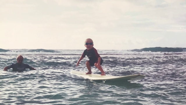 Video Reference: Water, Sky, Surfboard, Surfing, Cloud, Sports equipment, Surfing Equipment, Skimboarding, Sports, Personal protective equipment