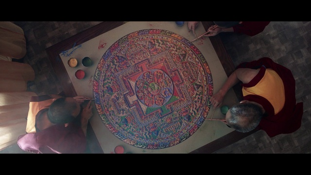 Video Reference: Organism, Pink, Art, Tints and shades, Circle, Pattern, Space, Magenta, Ceiling, Symmetry