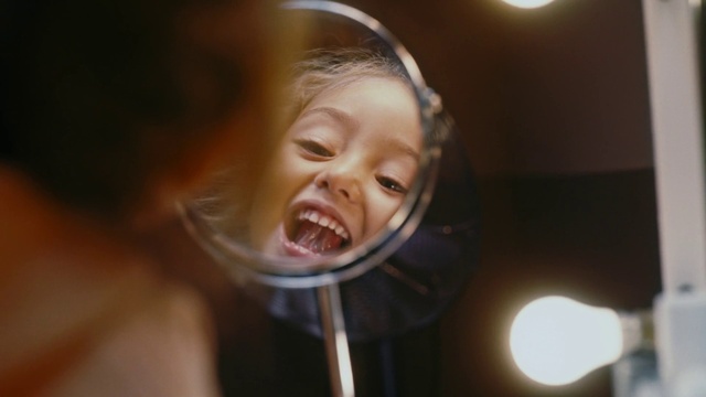 Video Reference: Nose, Cheek, Smile, Lip, Tooth, Human body, Eyelash, Jaw, Ear, Flash photography