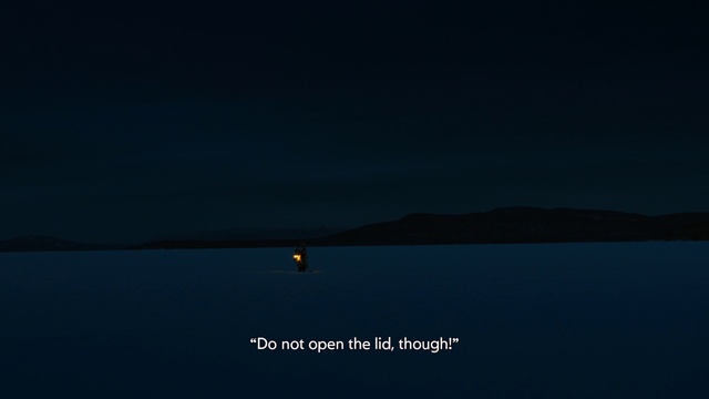 Video Reference: Sky, Water, Horizon, Electric blue, Landscape, Midnight, Astronomical object, Moonlight, Natural landscape, Font