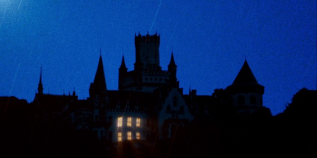 Video Reference: Building, Window, Sky, Dusk, Facade, Castle, City, Turret, Midnight, Steeple
