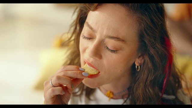 Video Reference: Nose, Cheek, Lip, Mouth, Eyelash, Ear, Jaw, Neck, Orange, Happy