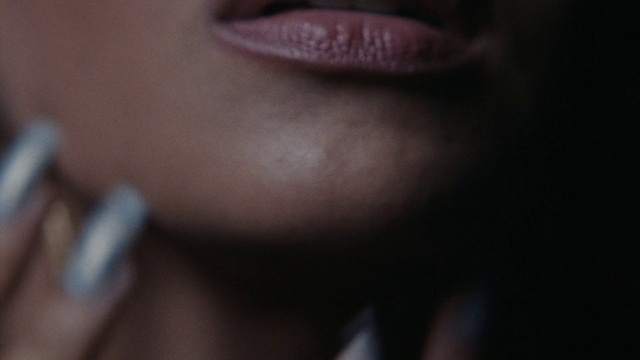 Video Reference: Lip, Eyelash, Flash photography, Smile, Nail, Macro photography, Wrist, Wrinkle, Audio equipment, Facial hair