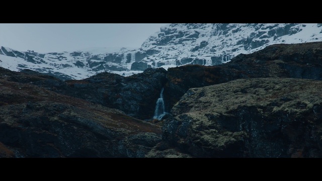 Video Reference: Water, Mountain, Natural landscape, Waterfall, Ice cap, Terrain, Mountainous landforms, Slope, Geological phenomenon, Landscape