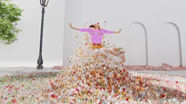 Video Reference: People in nature, Plant, Toy, Tree, Happy, Petal, Balloon, Leisure, People, Entertainment