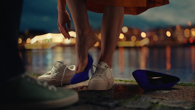 Video Reference: Footwear, Water, Shoe, Sky, Leg, Azure, Flash photography, Fashion, Sunlight, Sneakers