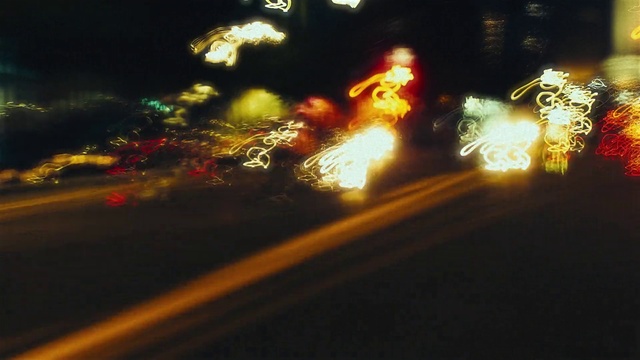 Video Reference: Automotive lighting, Amber, Gas, Heat, Road, Headlamp, Event, Tree, Auto part, Darkness