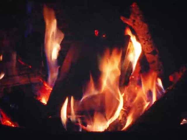 Video Reference: Bonfire, Wood, Fire, Heat, Campfire, Flame, Gas, Event, Fireplace, Darkness
