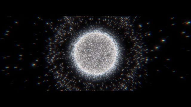 Video Reference: Fireworks, Art, Gas, Astronomical object, Circle, Science, Electric blue, Midnight, Event, Symmetry