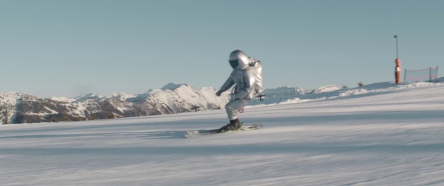 Video Reference: Sky, Snow, Mountain, Sports equipment, Slope, Ice cap, Freezing, Terrain, Glacial landform, Mountainous landforms