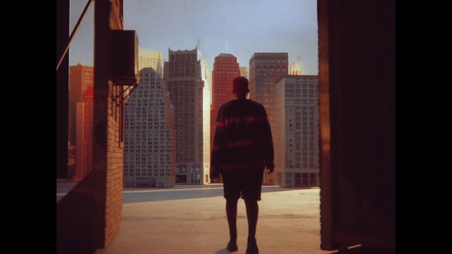 Video Reference: Building, Sky, Skyscraper, Orange, Sunlight, Wood, Tower block, Atmospheric phenomenon, City, Art