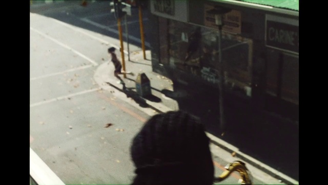 Video Reference: Tints and shades, Rectangle, Asphalt, Road surface, Urban design, Sidewalk, Windshield, Shadow, Road, Pedestrian
