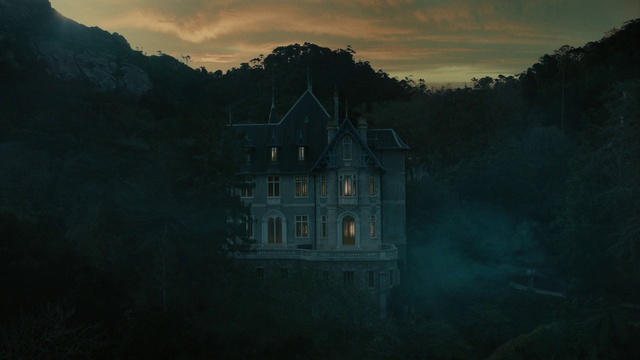 Video Reference: Cloud, Atmosphere, Sky, Building, Window, House, Tree, Landscape, Dusk, Grass