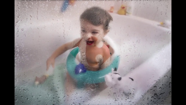 Video Reference: Water, Smile, Fluid, Happy, Bathing, Bathtub, Leisure, Fun, Toddler, Recreation