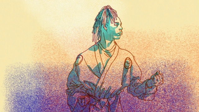 Video Reference: Paint, Art, People in nature, Artist, Chest, Painting, Beard, Drawing, Visual arts, Illustration