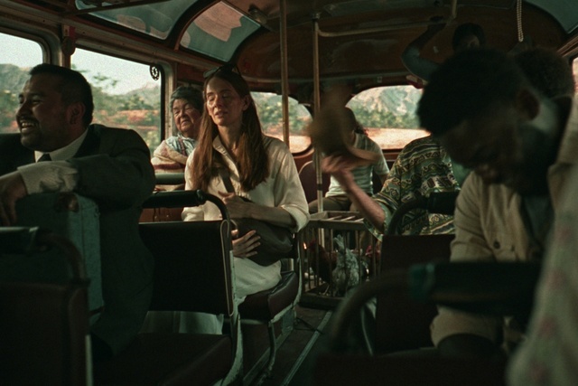 Video Reference: Motor vehicle, Vehicle, Hat, Passenger, Event, Public transport, Fun, Car, Sitting, Recreation