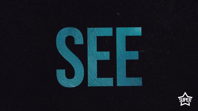 Video Reference: text, title card, SEE, blue letters, black background, logo, graphic design, typography, minimal, branding, intro, interstitial