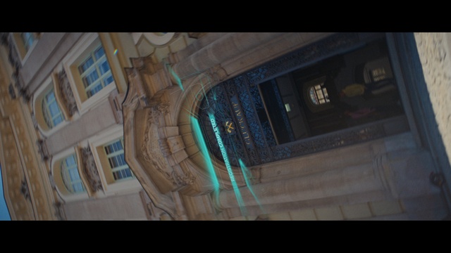 Video Reference: Window, Fixture, Building, Rectangle, Tints and shades, Facade, City, Space, Art, Urban design