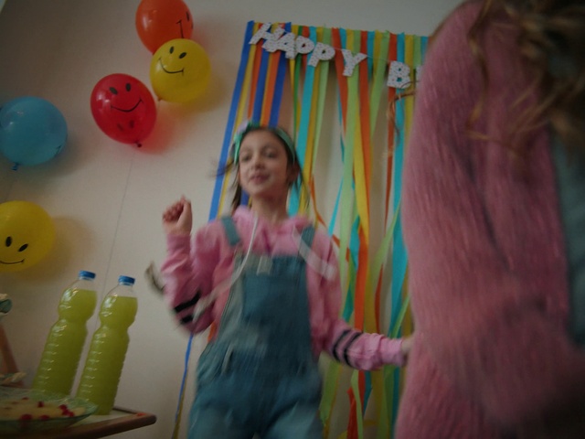 Video Reference: Gesture, Pink, Dress, Happy, Magenta, Fun, Fashion design, Art, Event, Party supply