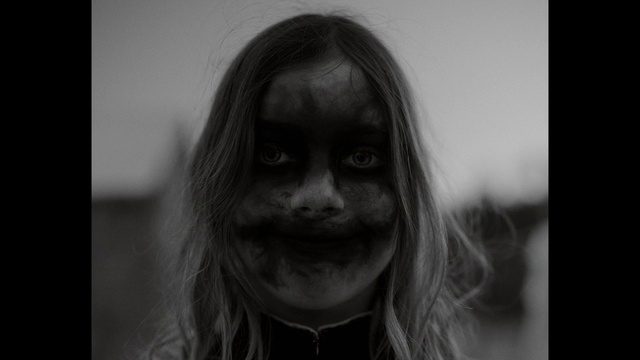 Video Reference: Black, Flash photography, Eyelash, Jaw, Dress, Iris, Grey, Happy, Black-and-white, Smile