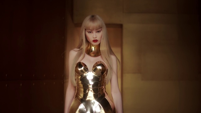 Video Reference: Sleeve, Waist, Dress, Doll, One-piece garment, Fashion design, Necklace, Art, Haute couture, Costume design